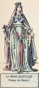 Königin Clotilde, Frau von Chlodwig I. von French School