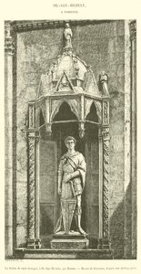 La Statue de saint Georges, a Or-San-Michele von French School