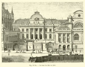 Der Maihof im Jahr 1860 von French School