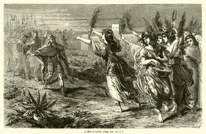 Die Tochter von Jephta von French School
