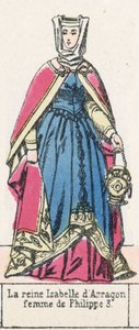 Königin Isabelle von Aragon, Frau von Philipp III. von French School