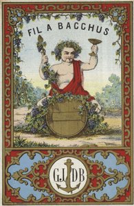 Etikett für Fil a Bacchus von French School