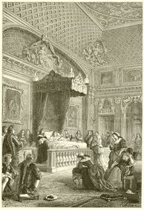 Letzte Momente von König Ludwig XIV von French School