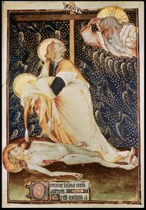 Die Kreuzabnahme Christi, gemacht für Yolanda, Witwe von Ludwig II. von Anjou, bekannt zu ihren Lebzeiten als Königin von Sizilien, aus den Grandes Heures de Rohan, 1418