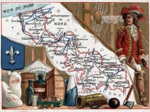 Le Nord (59), Nord Pas De Calais (Nord-Pas de Calais), Frankreich. Porträt von Jean Bart (Jan Bart oder Jan Baert)
