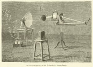 Der sprechende Photophon von Graham Bell und Summer Tainter
