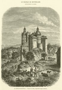 Das Schloss von Montbeliard (Stich)