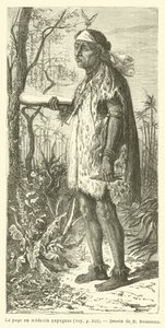 Der Paye oder Arzt der Payaguas (Gravur) von French School
