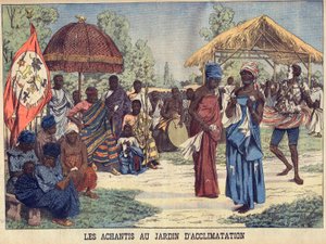 Die Ashantis (Achanti oder Asante) aus Ghana im Jardin d