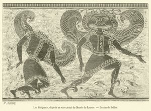 Die Gorgonen (Gravur)