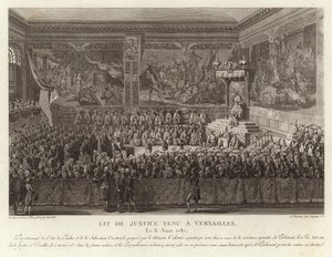 Lit de Justice in Versailles von French School