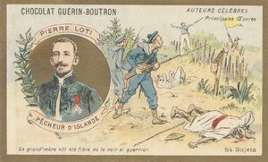 Louis-Marie-Julien Viaud, genannt Pierre Loti (1850-1923), französischer Schriftsteller und Marineoffizier, Autor von „Pêcheur d