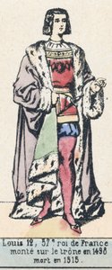 Ludwig XII., 57. König von Frankreich, bestieg den Thron 1498, gestorben 1515
