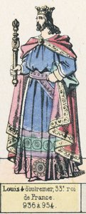 Ludwig IV. von Übersee, 33. König von Frankreich, 936 bis 954 von French School