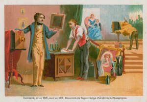 Louis Daguerre, französischer Pionier der Fotografie des 19. Jahrhunderts
