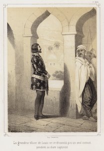Ludwig IX. von Frankreich in der Gefangenschaft der Ägypter von French School