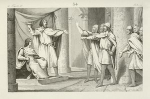 Ludwig V., letzter karolingischer König von Westfranken von French School