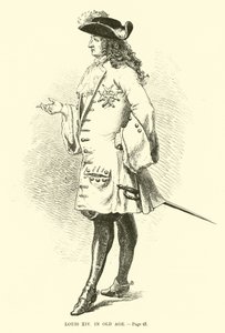 Ludwig XIV im Alter von French School