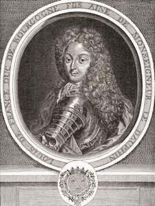 Louis de France, Sohn von Frankreich, Herzog von Burgund, 1682-1712. Ältester Sohn von Louis, Dauphin von Frankreich, bekannt als Le Petit Dauphin. Aus Les Heures Libres, veröffentlicht 1908. von French School