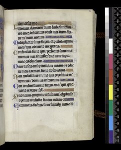 aus dem Psalter und Stundenbuch von Isabella von Frankreich, Paris, ca. 1265-70