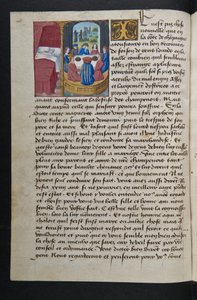 Seite aus Cent Nouvelles Nouvelles, ca. 1461-62 von French School
