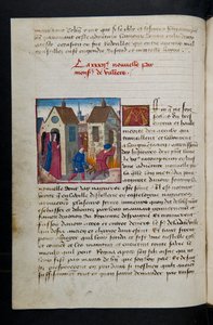 Seite aus Cent Nouvelles Nouvelles, ca. 1461-62 von French School
