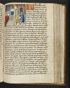 Seite aus Cent Nouvelles Nouvelles, ca. 1461-62 von French School
