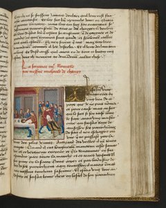 Seite aus Cent Nouvelles Nouvelles, c.1461-62