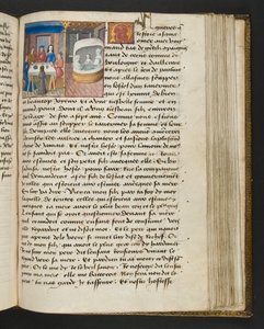Seite aus Cent Nouvelles Nouvelles, c.1461-62