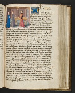 Seite aus Cent Nouvelles Nouvelles, c.1461-62