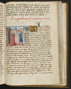 Seite aus Cent Nouvelles Nouvelles, c.1461-62