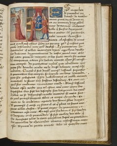 Seite aus Cent Nouvelles Nouvelles, c.1461-62 von French School
