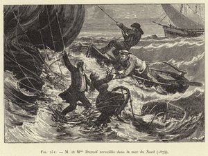 Herr und Frau Duruof im Nordmeer gerettet von French School