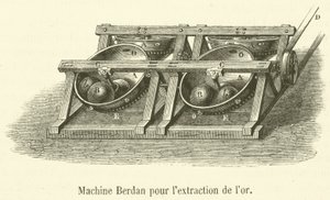 Maschine Berdan zur Goldgewinnung