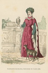 Madeleine von Frankreich, Prinzessin von Viana von French School