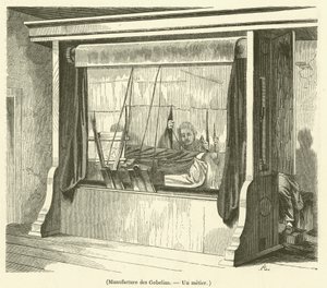 Manufaktur der Gobelins, Ein Webstuhl