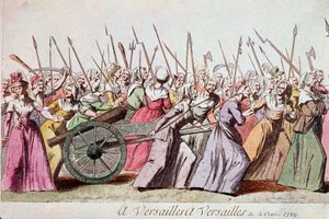 Marsch der Frauen auf Versailles, Paris, 5. Oktober 1789