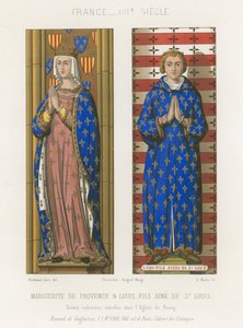 Margarete von der Provence und Ludwig, ältester Sohn von Saint Louis