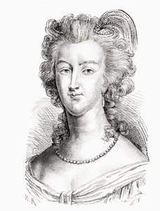 Marie Antoinette, aus Histoire de France, veröffentlicht um 1880