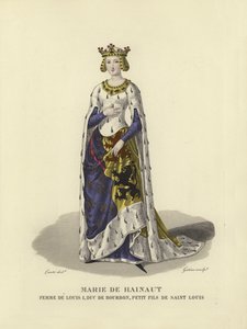 Marie von Hennegau, Ehefrau von Louis I., Herzog von Bourbon