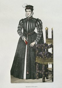 Maria Stuart (1542-87), Kopie einer Miniatur aus dem Recueil de Gaignieres