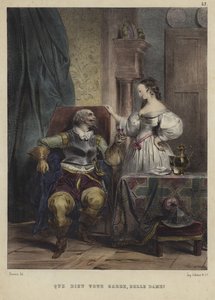 Möge Gott dich behüten, schöne Dame! von French School