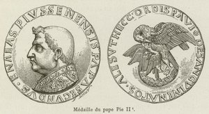 Medaille von Papst Pius II. von French School