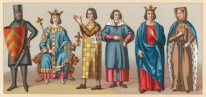 Kostüme des Mittelalters von French School
