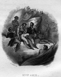 Mon soul Chanson de Beranger in „Oeuvres complètes“ (1834) von Pierre Jean de Beranger (1780-1857), französischer Dichter und Liedermacher von French School