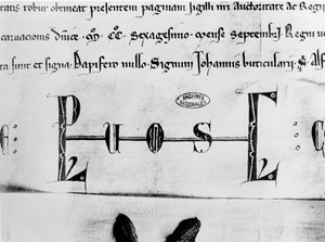Monogramm von Ludwig IX.