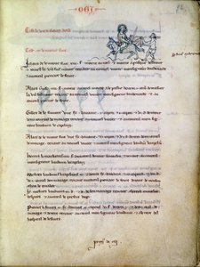 St. Martin schneidet seinen Mantel, aus Vieil Rentier dAudenarde, 1291-1302