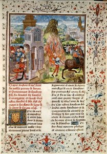 Ms 149 t.3 fol.172 Die Nachfolge von Baldwin VI nach dem Tod seines Vaters, Histoire des Nobles Princes de Hainaut, von Jacques de Guise
