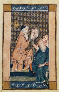 Henri de Mondeville lehrt, aus La Chirurgie de Maitre Henri de Mondeville von French School