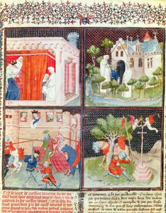 Ms 3479 fol.1 Die Geschichte von Lancelot und die Suche nach dem Heiligen Gral, aus dem Livre de Messire Lancelot du Lac
